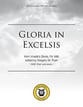 Gloria in excelsis Three-Part Mixed choral sheet music cover